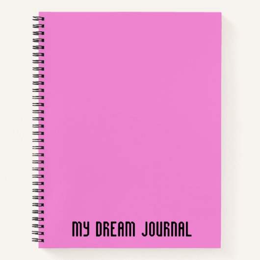 Dream Journal - (Devant)