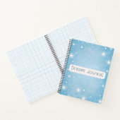Dream Journal - Aquarelle Blue et White Stars (Intérieur)