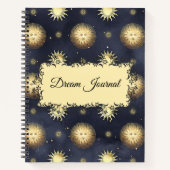 Dream Journal -  Celestial Sun Pattern Notitieboek (Voorkant)