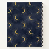 Dream Journal - Fun en Modern Celestial Moon Notitieboek (Achterkant)