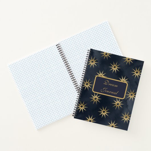 Dream Journal - Fun Sun en Moon Combo Design Notitieboek (Binnen)