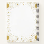 Dream Journal - Gold et White Sun et Stars (Dos)