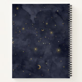 Dream Journal - Lune et étoiles Design céleste (Dos)