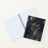 Dream Journal - Modern Celestial Sun en Moon Notitieboek (Binnen)
