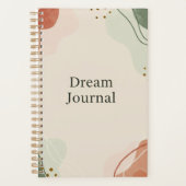 Dream Journal – Pastel Abstract Planner (Voorkant)