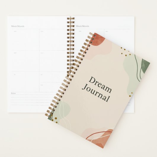 Dream Journal – Pastel Abstract Planner (Display)