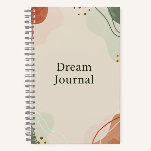 Dream Journal - Pastel Abstrait (Recto)