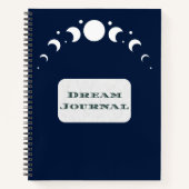 Dream Journal - Phases of the Moon Dream Journal Notitieboek (Voorkant)