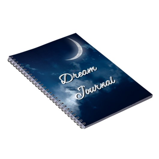 Dream Journal - Sliver Moon Night Sky Journal (Côté Droit)