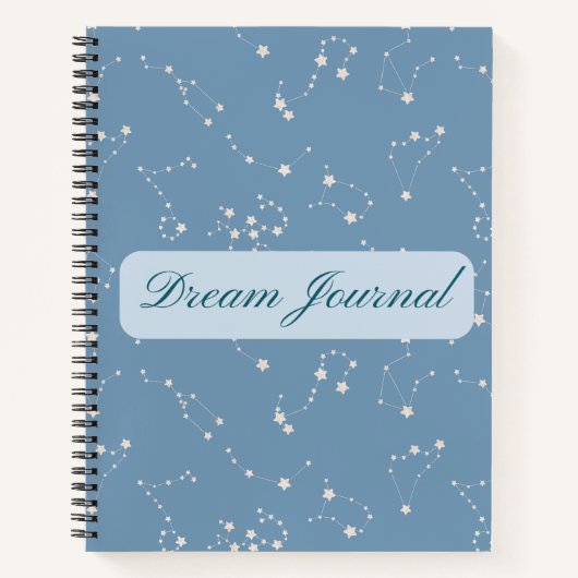 Dream Journal - Zodiac Constellation Pattern Notitieboek (Voorkant)