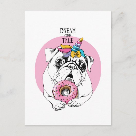 Dream Kom waar Briefkaart (Voorkant)