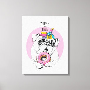 Dream Kom waar Canvas Afdruk