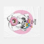 Dream Kom waar Fleece Deken (Voorkant (Horizontaal))