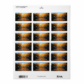 Dream Lake in Sunrise Light I Etiket (Full Sheet)