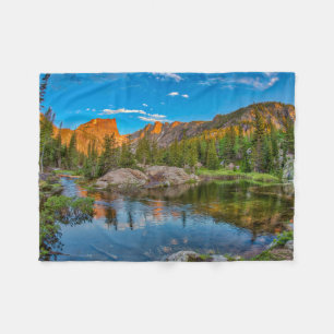 Dream Lake Landscape Fleece Deken