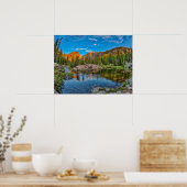 Dream Lake Landscape Poster (Keuken)