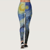 Dream Legging, Van Gogh, starry night Leggings (Achterkant)