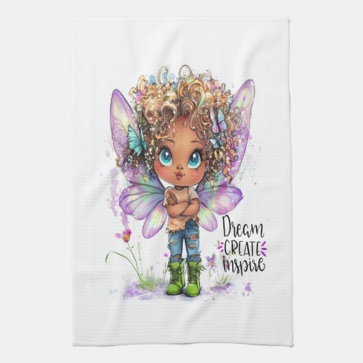 Dream Lil' Fairy Keuken Handdoeken (Verticaal)