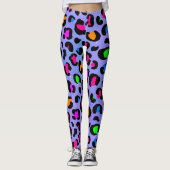 Dream Lila Leopard leggings (Voorkant)