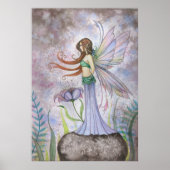 Dream Lily Fairy Art Poster (Voorkant)