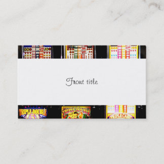 Dream Machines - Lucky Slot Machines Visitekaartje