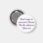 Dream magnet pin button magneet (Voorkant / Achterkant)