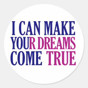 Dream Maker-stickers Ronde Sticker