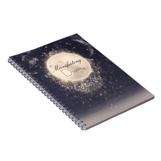 Dream Moon Magic Cosmic Manifesting Diary Journal Notitieboek (Rechterzijde)