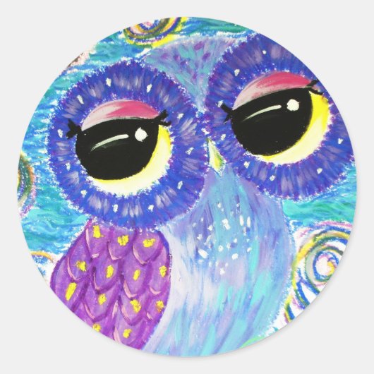 Dream Odyssey Ronde Sticker (Voorkant)