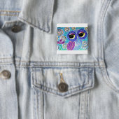 Dream Odyssey Vierkante Button 5,1 Cm (In situ)