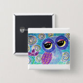 Dream Odyssey Vierkante Button 5,1 Cm (Voorkant /achterkant)