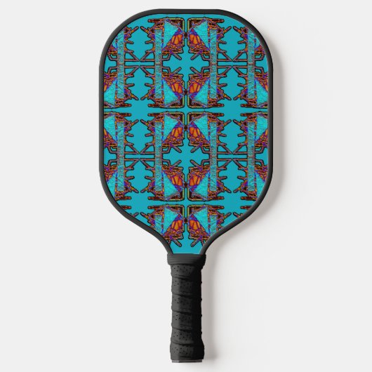 Dream of Butterflies Emblem Pickleball Paddle (Voorkant)