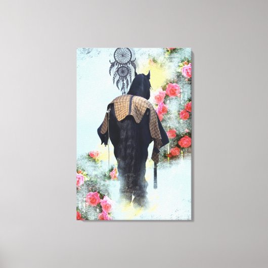 Dream of Rozen - omcirkeld Canvas Afdruk (Voorkant)