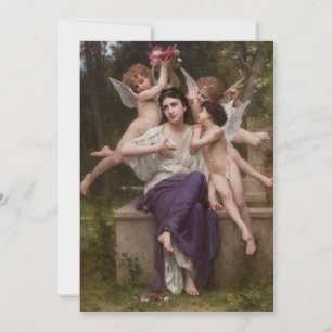Dream of Spring, Rêve de Printemps van Bouguereau
