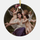 Dream of Spring, Rêve de Printemps van Bouguereau Keramisch Ornament (Voorkant)