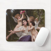 Dream of Spring, Rêve de Printemps van Bouguereau Muismat (Met muis)