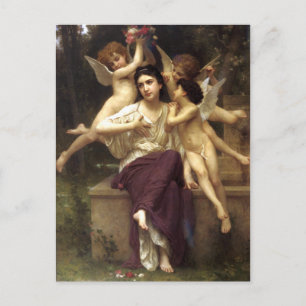 Dream of Spring van William-Adolphe Bouguereau Briefkaart