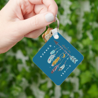 Dream On Boho Tribal Native Custom Tribe/Name Sleutelhanger
