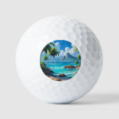 Dream On, Tropical Paradise, Golfballen (Voorkant)