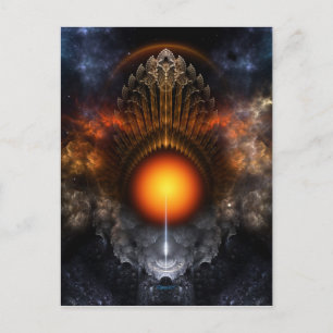 Dream Orb Fractal Art Briefkaart