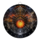 Dream Orb Fractal Art Dart Board Dartbord (Voorkant)