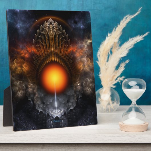 Dream Orb Fractal Art Photo Plaque Fotoplaat (Zijkant)