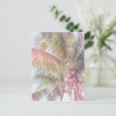 Dream Palm Tree Briefkaart (Staand voorkant)