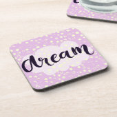 Dream Pink Bier Onderzetter (Linkerzijde)