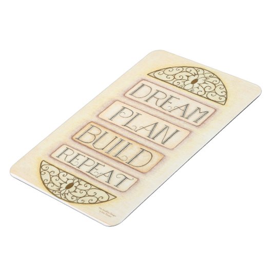 Dream Plan Build Herhalingsmagneet Magneet (Linkerzijde)