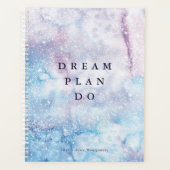 Dream, Plan, Do - Aquarelle violet Universe (Devant)