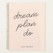 Dream Plan Do | Blush Pink Modern Design Script (Devant)
