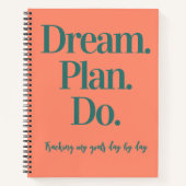 Dream Plan Do Goal Tracker Bullet Journal (Devant)