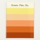 Dream Plan Do – Kleurverloop Terug naar school - Planner (Voorkant)