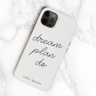 Dream Plan Do Modern minimalistische eenvoudige Case-Mate iPhone 14 Hoesje